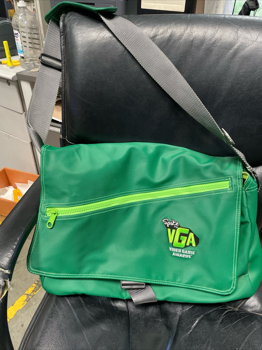 VTG Y2K Spike TV Video Game Awards Messenger Bag Playstation Xbox Employe Promo